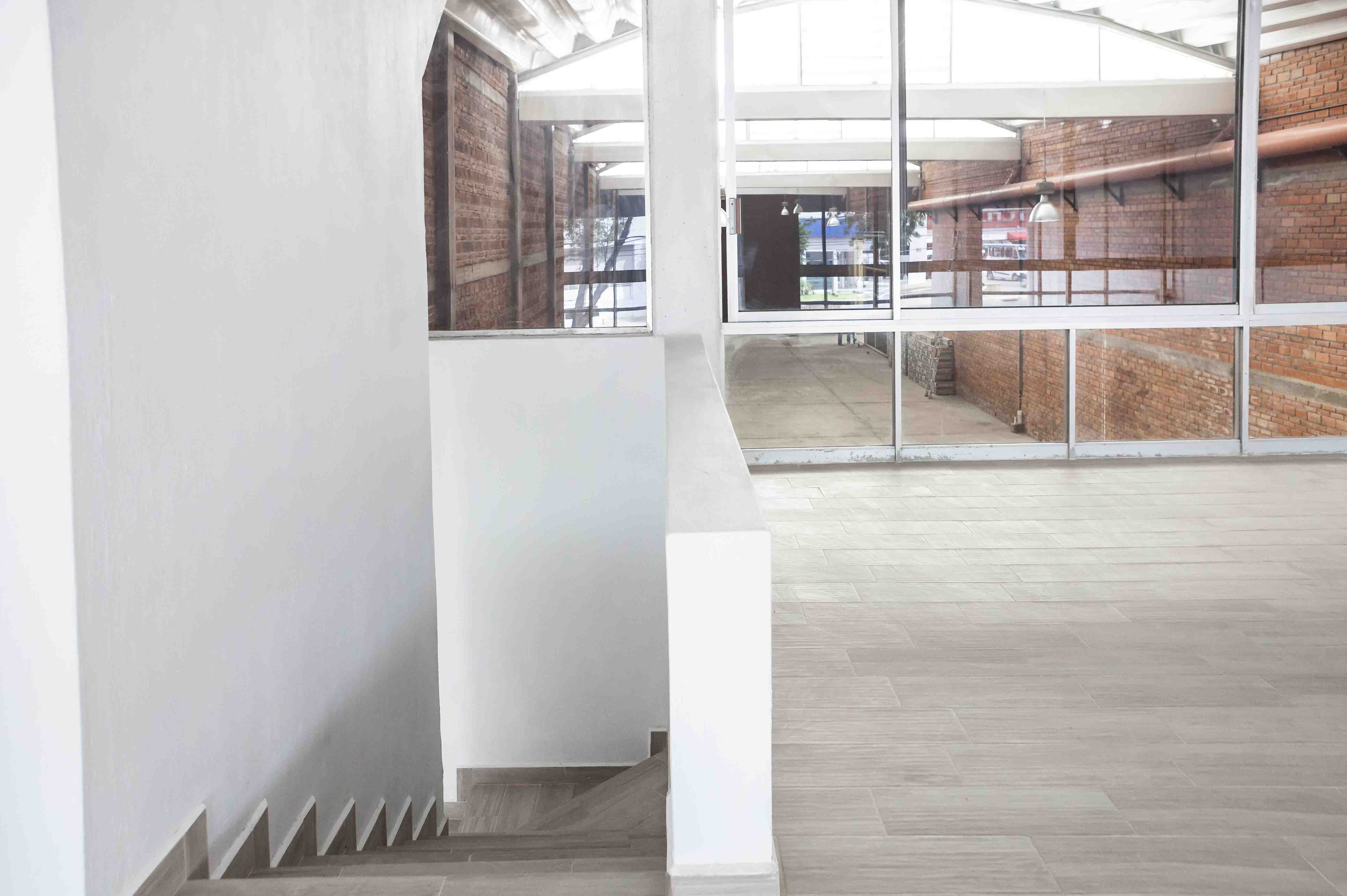 Detalle de la construcción de las bodegas.