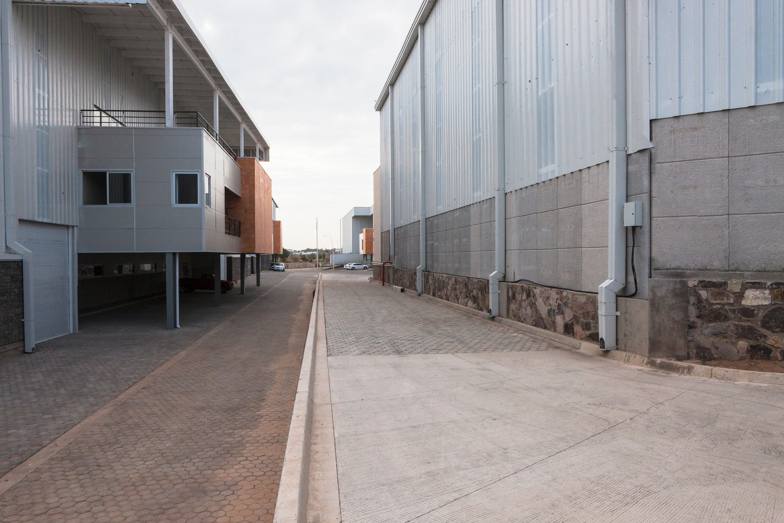 Áreas verdes y diseño paisajístico del parque.